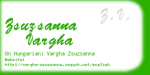 zsuzsanna vargha business card